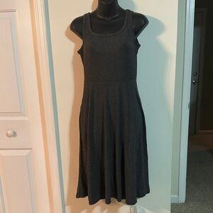 Olivia Rae Charcoal Midi Dress